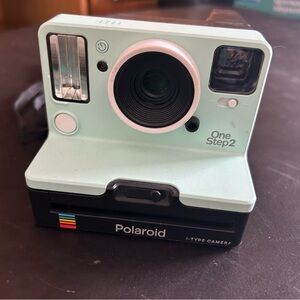Polaroid OneStep 2 Mint and Black Instant Camera, with film packet